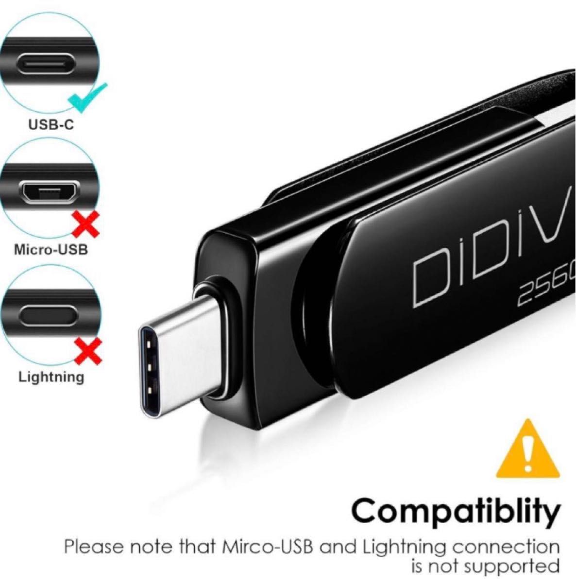 USBメモリ 256GBー タイプC スマホ/タブレット/PC対応USB3.0