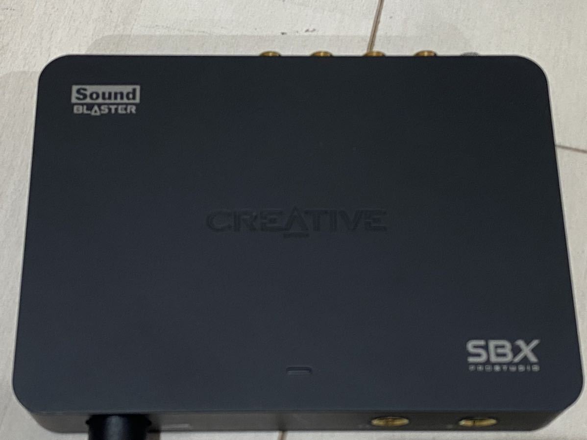 1円スタート Sound blaster サウンドブラスター SBX SB1240 HD music 音楽 USBオーディオシステム _画像4