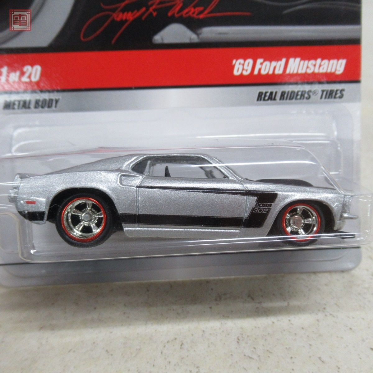 未開封 ホットウィール ラリーズ ガレージ ’69 フォード マスタング レッドライン HotWheels LARRY’S GARAGE Ford Mustang【10_画像3