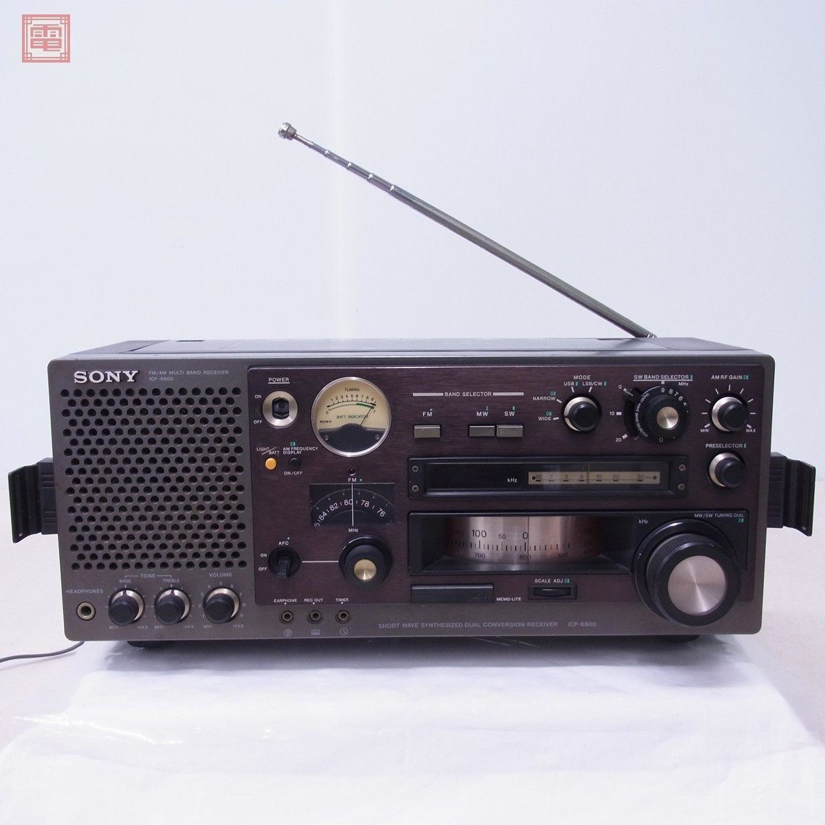 ソニー SONY ICF-6800 AM/FM/SW/SSB マルチバンド BCLラジオ 現状品【20_画像1