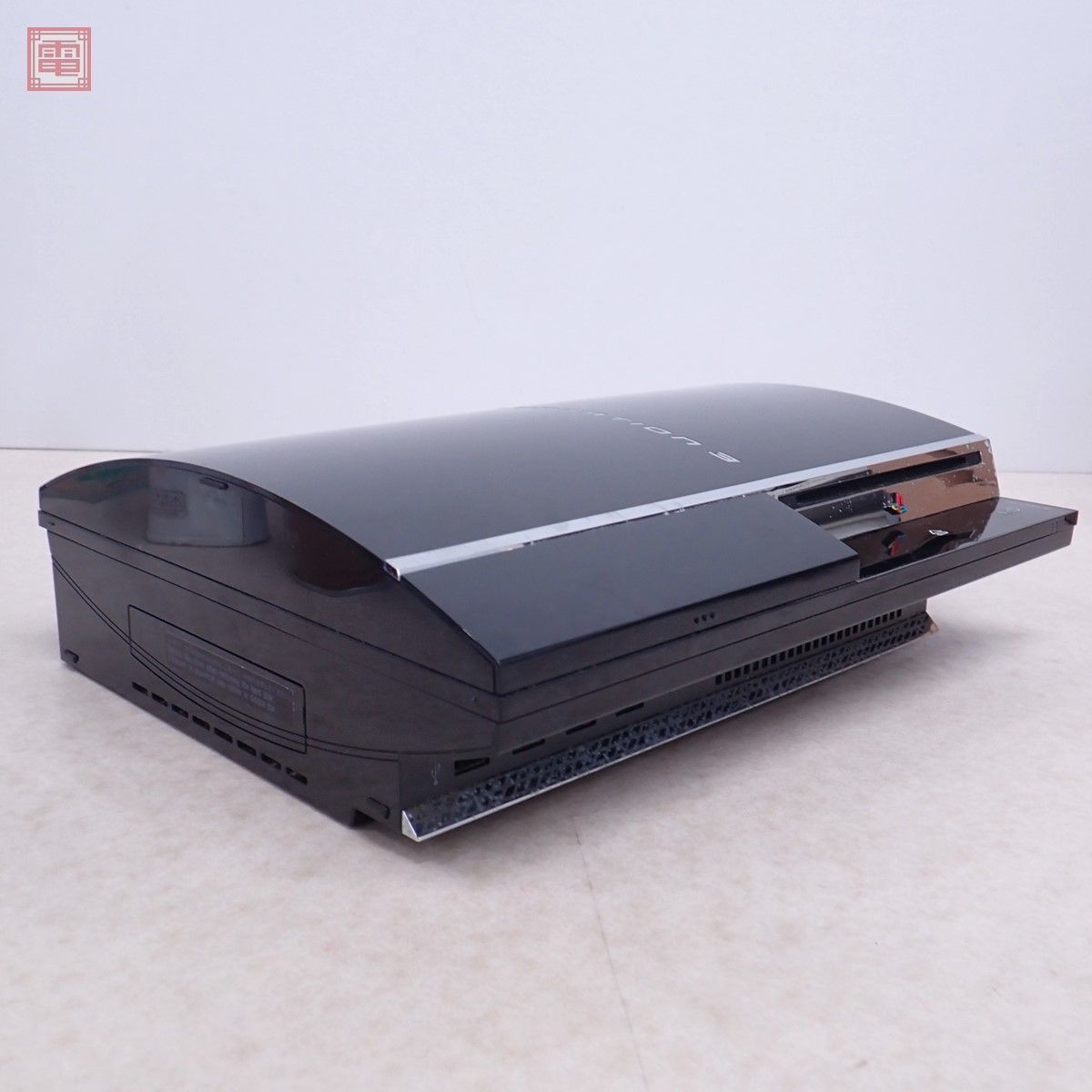 動作品 PS3 プレステ3 本体 クリアブラック CECHA00 HDD欠品 PS2規格ディスク対応 ソニー SONY 箱説ハガキ付【40_画像6