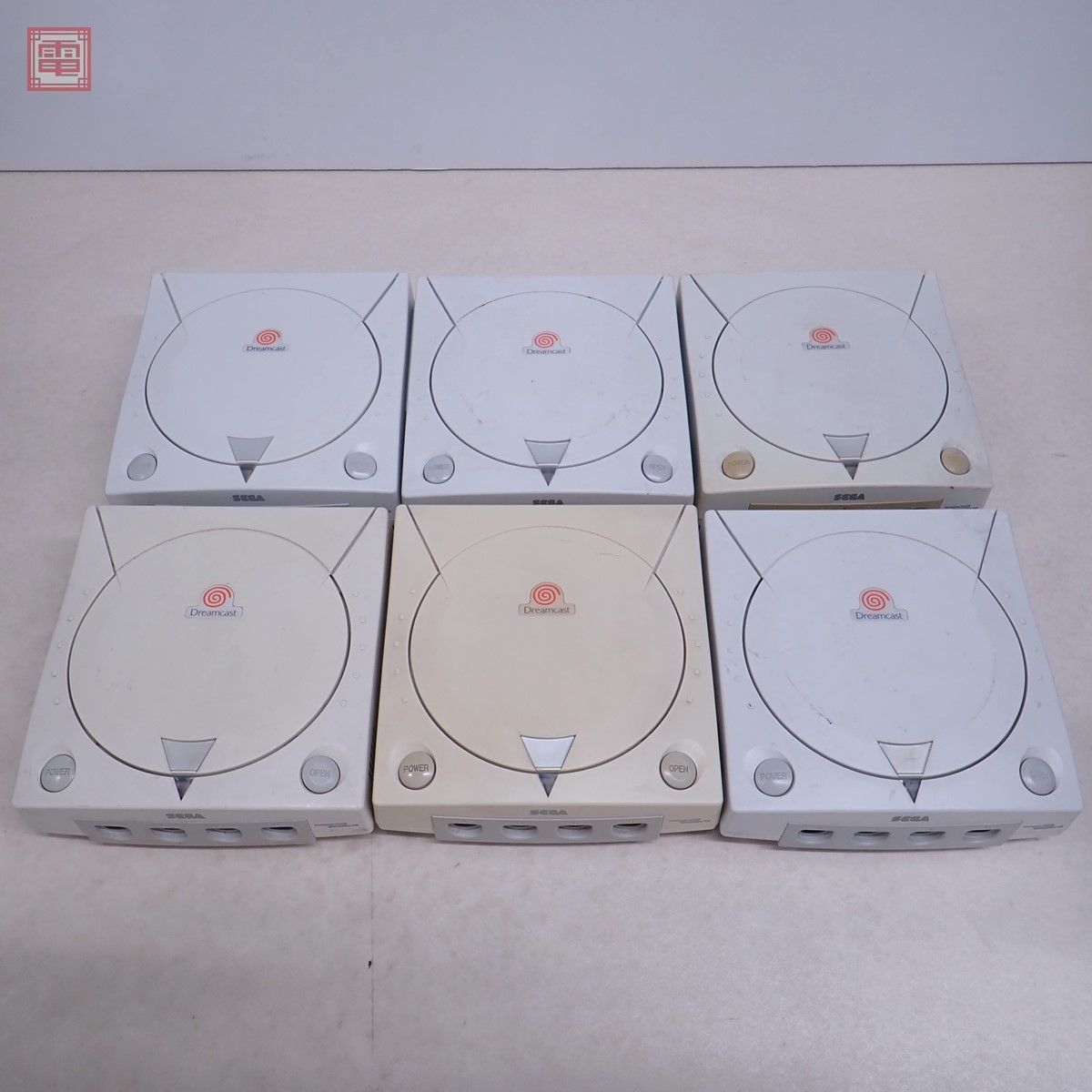 DC ドリームキャスト 本体のみ HKT-3000 計 6台 セット Dreamcast ドリキャス セガ SEGA ジャンク パーツ取りにどうぞ【20_画像1