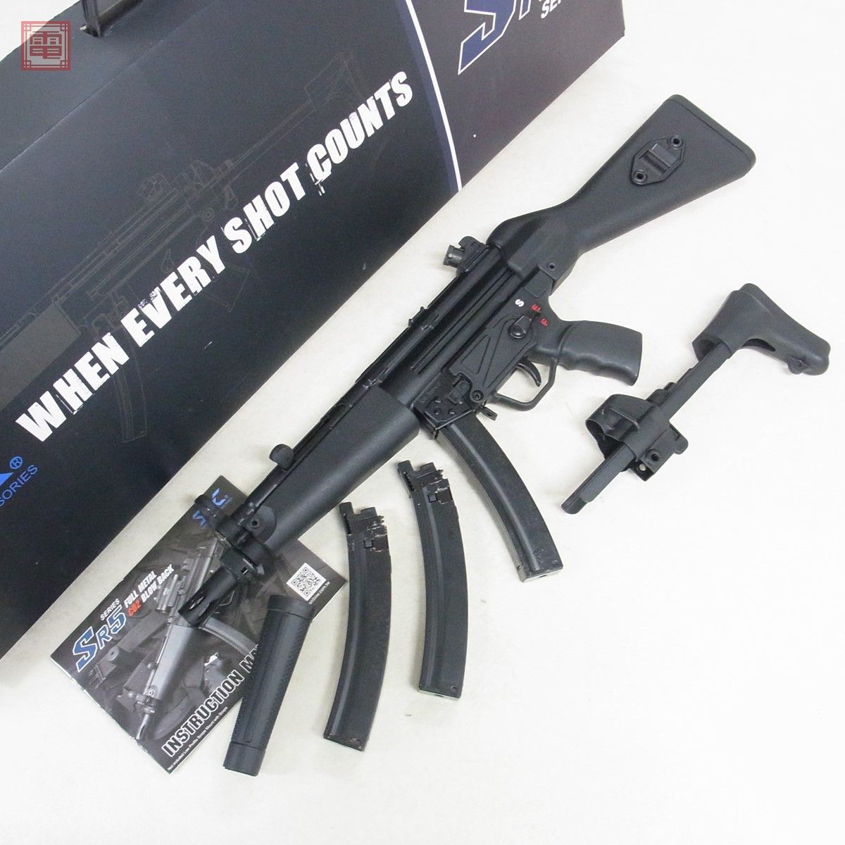 SRC CO2 ガスブロ MP5 SR5A2 スペアマガジン GBB ブローバック 現状品【40_画像1