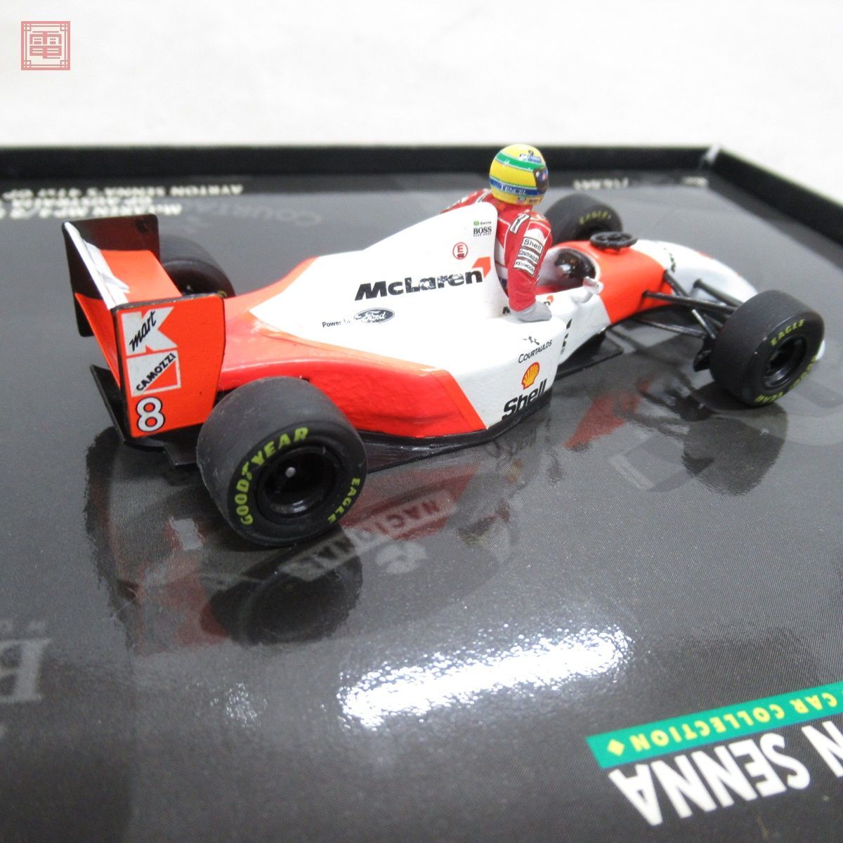 PMA 1/43 マクラーレン フォード MP4/8 オーストラリアGP 1993 41st GP WIN アイルトン セナ セレブレーション ギフトボックス【10_画像6