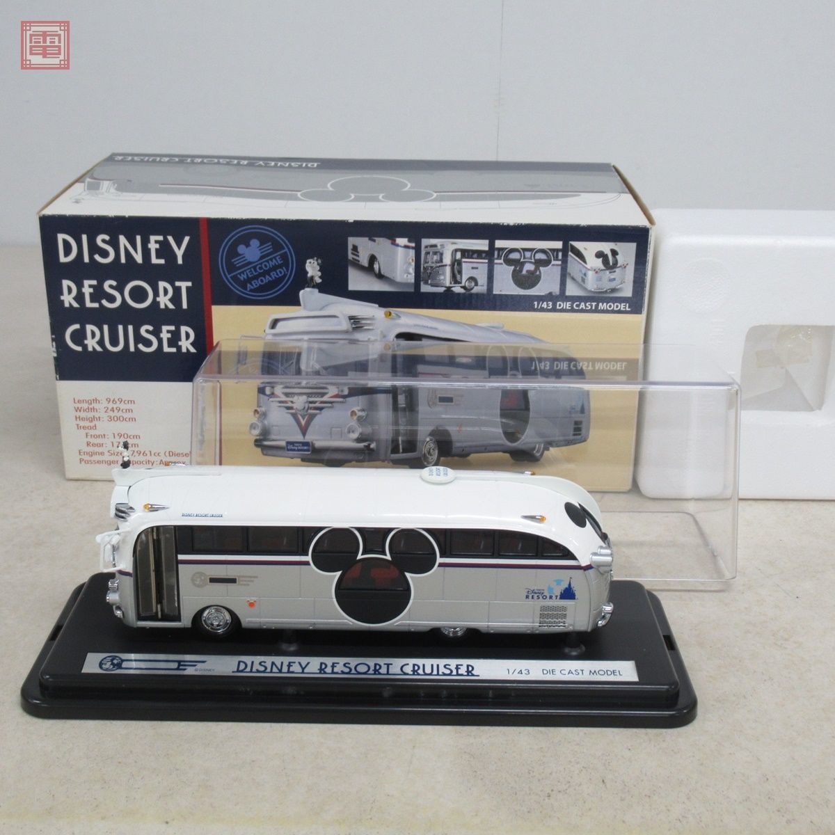 ディズニーリゾートクルーザー 1/43 ダイキャストモデル DISNEY RESORT CRUISER 現状品【20_画像1