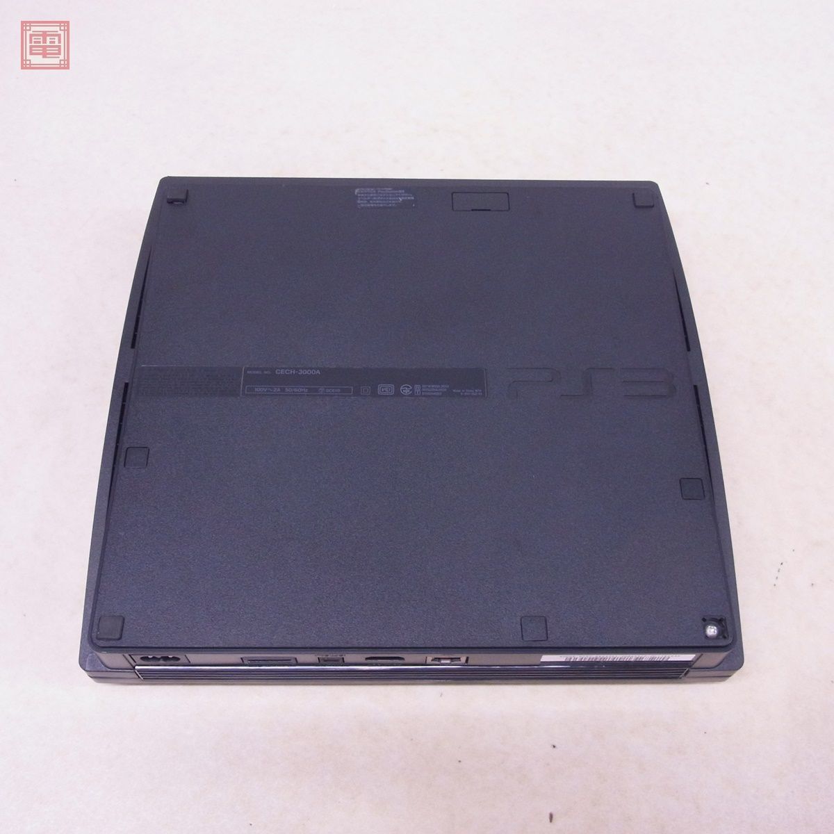 動作品 PS3 プレステ3 本体 CECH-3000A チャコールブラック HDD欠品 ソニー SONY【20_画像2