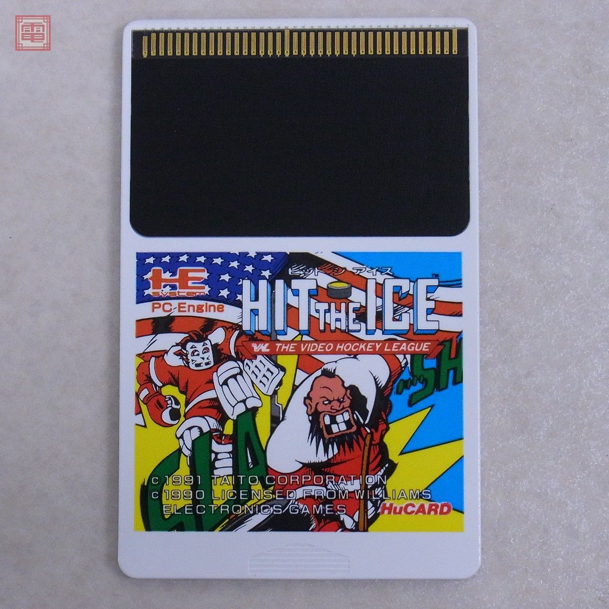 動作保証品 PCE PCエンジン Huカード ヒット ジ アイス HIT THE ICE タイトー TAITO 箱説付【10_画像3