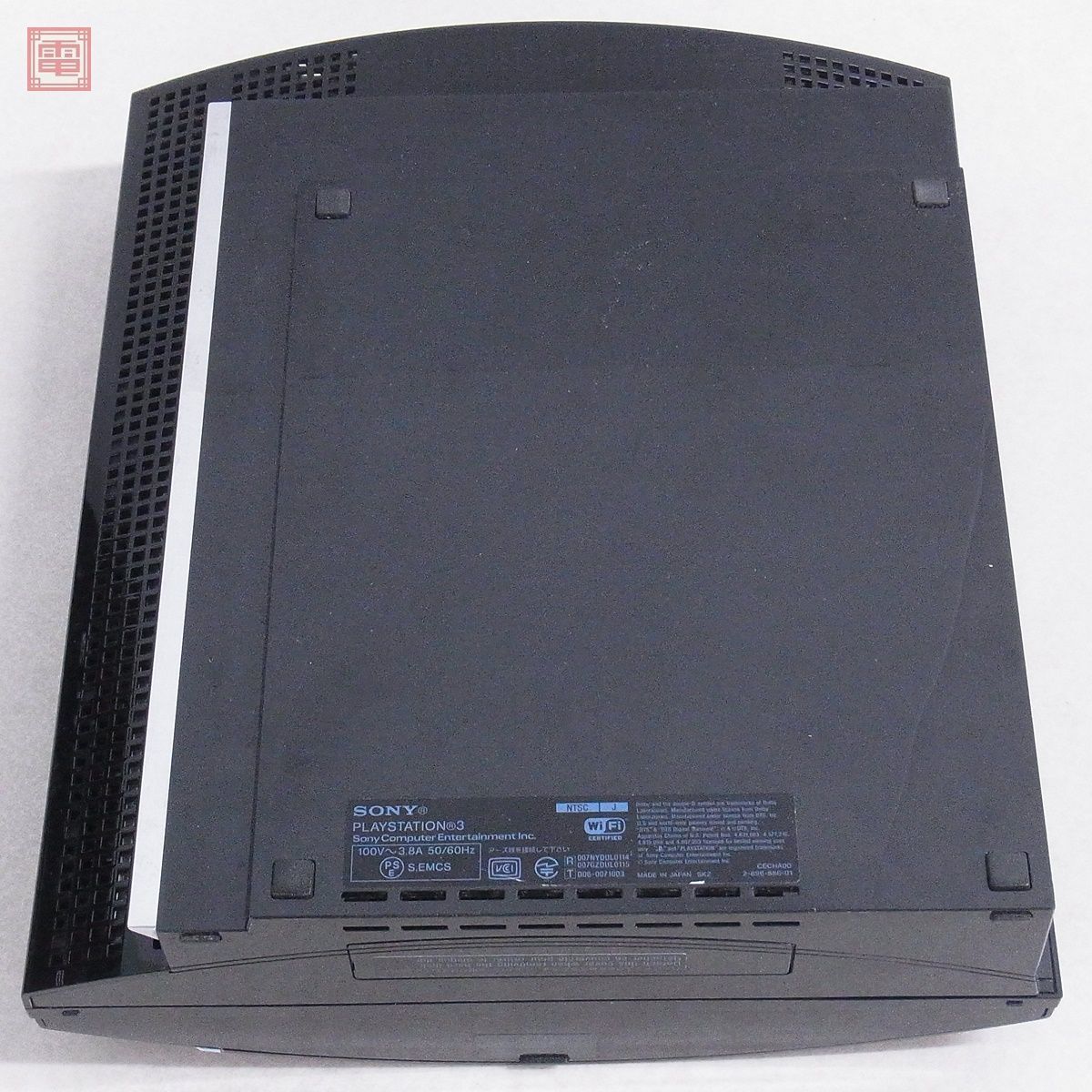 動作品 PS3 プレステ3 本体 初期型 CECHA00 クリアブラック PS/PS2規格ディスク対応 HDDなし ソニー SONY 箱説付【40_画像3