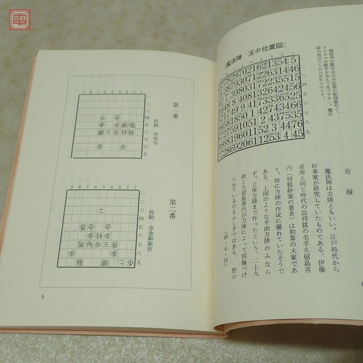 将棋魔法陣 二上達也 1974年/昭和49年発行 野口益雄【PP_画像5