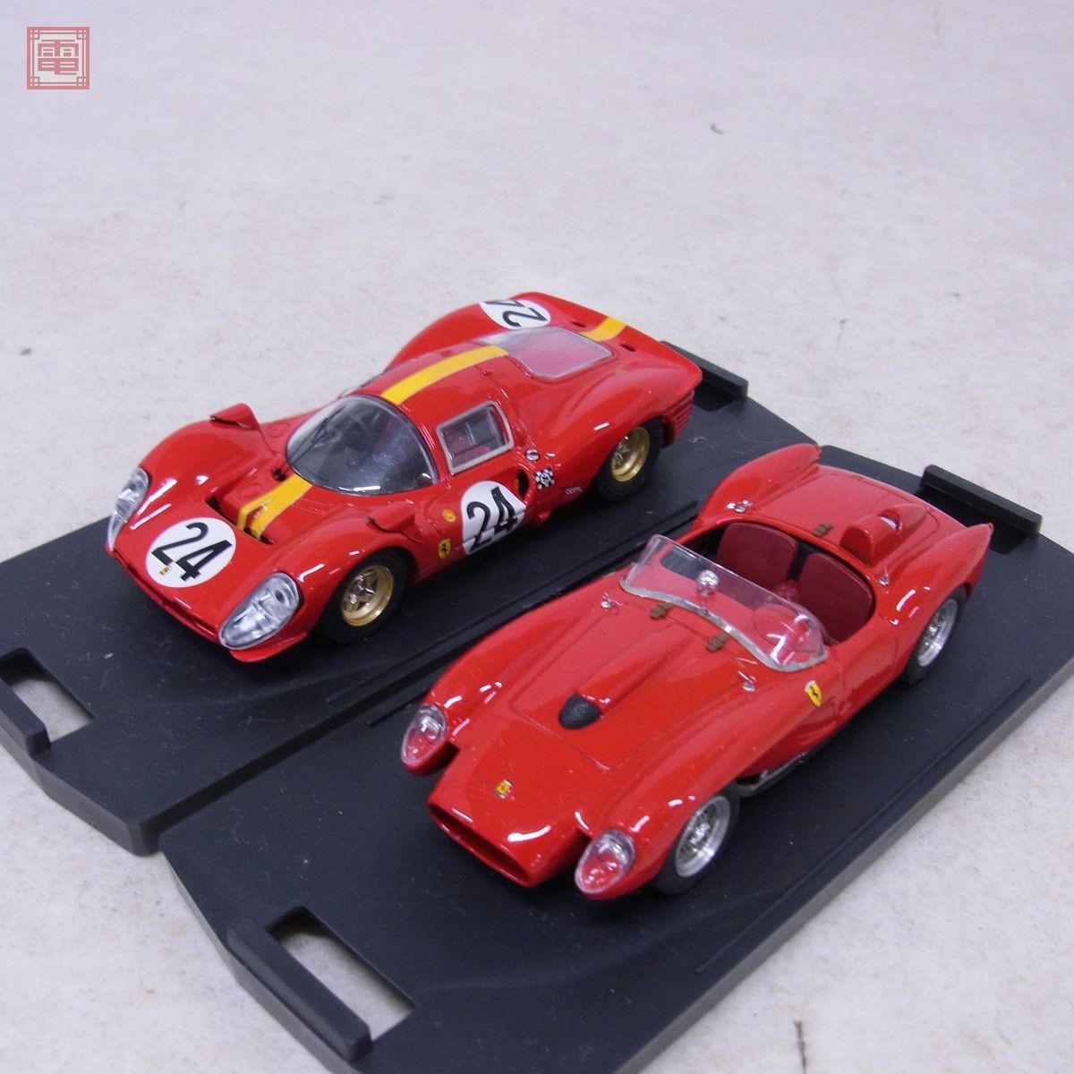 バン 1/43 フェラーリ 250 GT SWB 196/330 P4 ル・マン 67 レッド #24/ディノ 246 GT #46 等 まとめて4台セット Bang FERRARI【10_画像3