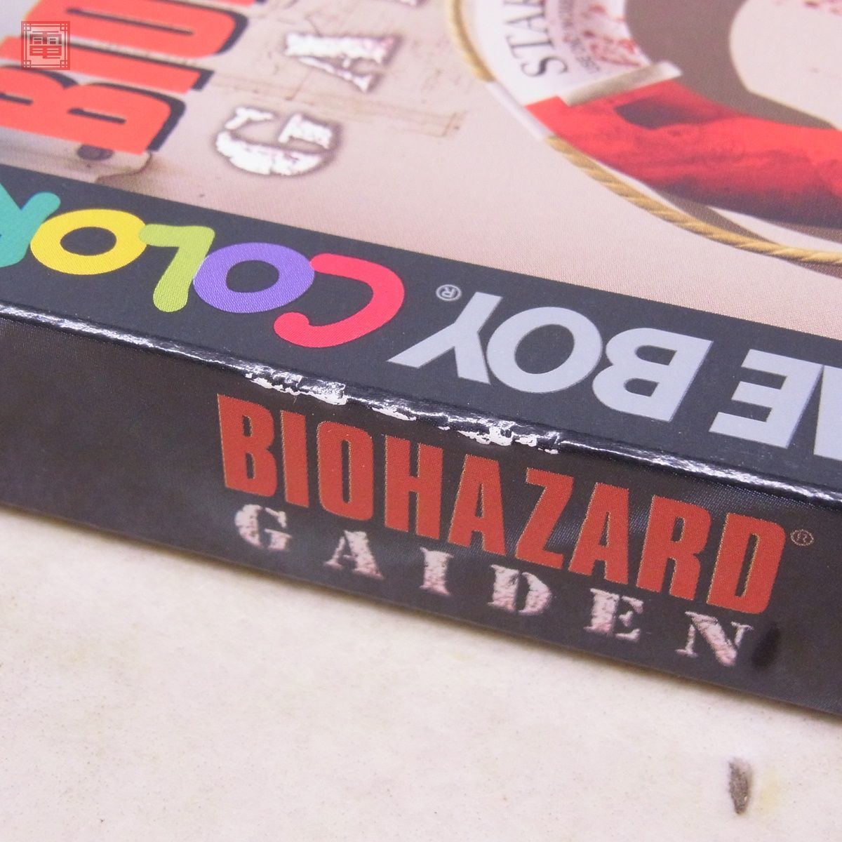 動作保証品 良品 GBC ゲームボーイカラー BIOHAZARD GAIDEN バイオハザード ガイデン CAPCOM カプコン 箱説ハガキ付【10_画像10