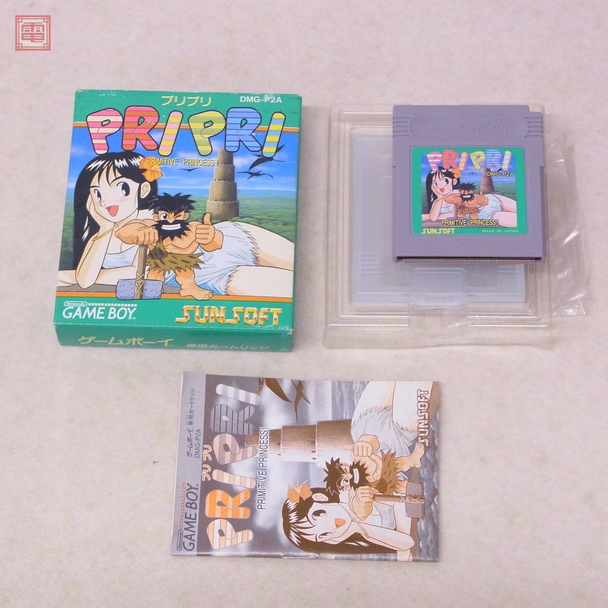 動作保証品 GB ゲームボーイ PRIPRI プリプリ SUNSOFT サンソフト 箱説付【PP_画像1