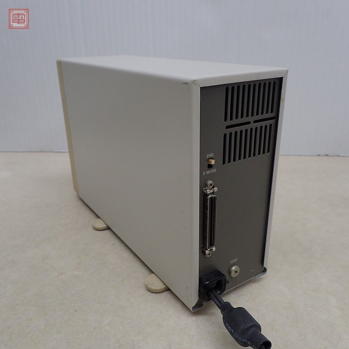 PC-9801 3.5インチフロッピーディスクユニット FD-33W 外付けFDD TEAC 通電のみ確認【20_画像2