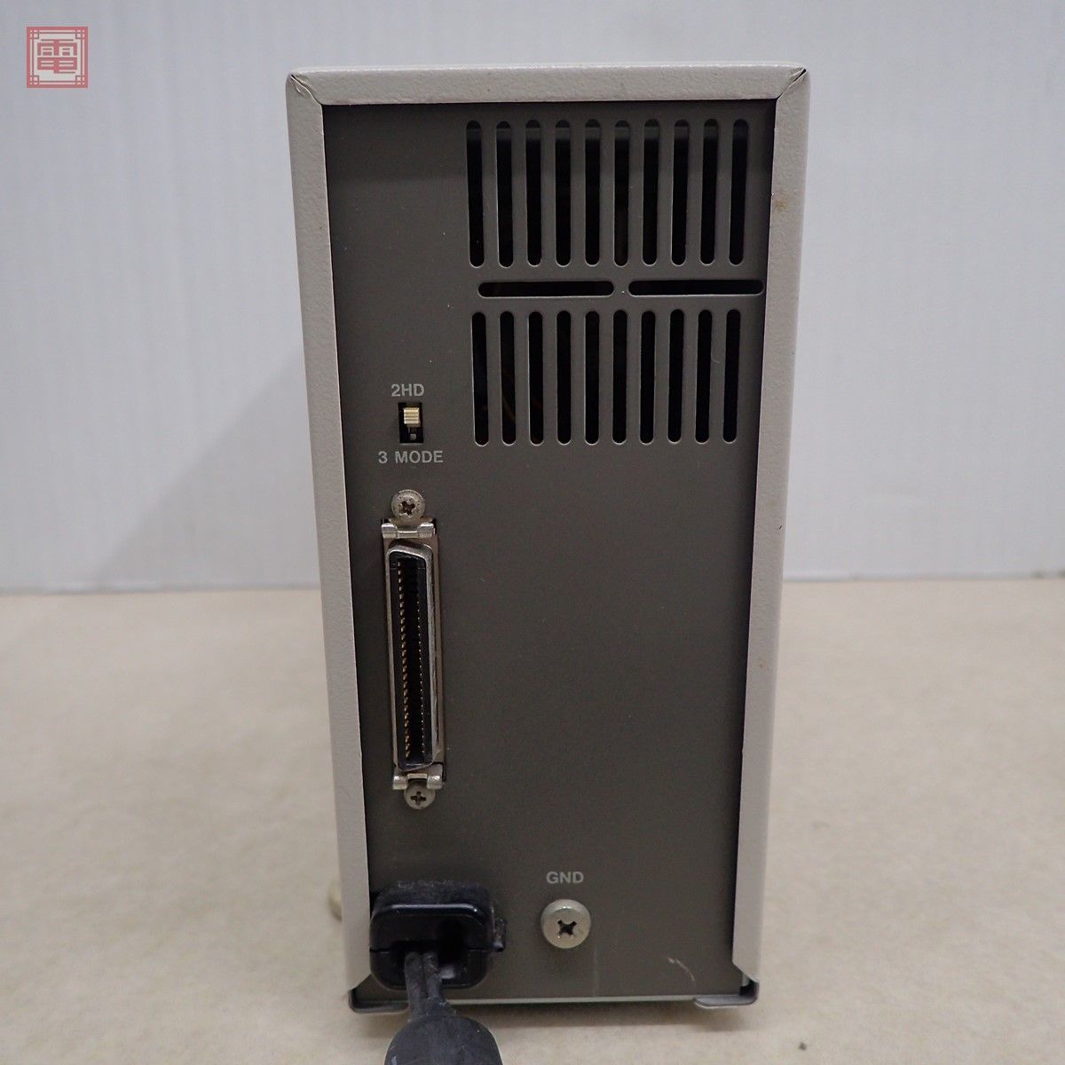 PC-9801 3.5インチフロッピーディスクユニット FD-33W 外付けFDD TEAC 通電のみ確認【20_画像4