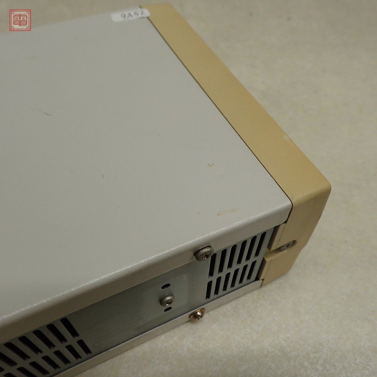PC-9801 3.5インチフロッピーディスクユニット FD-33W 外付けFDD TEAC 通電のみ確認【20_画像7