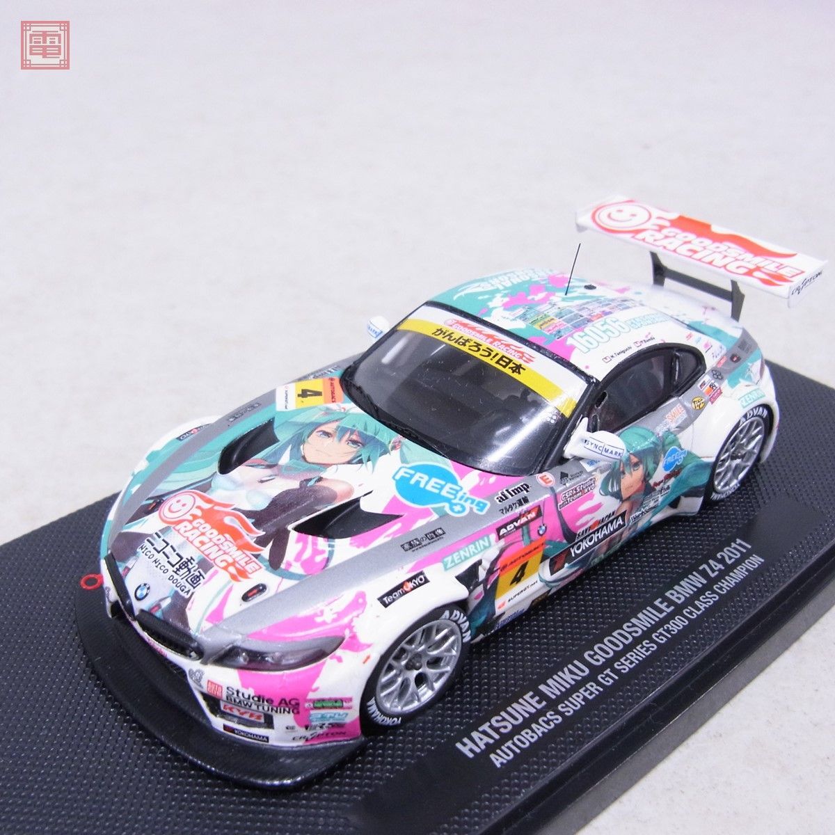 エブロ 1/43 初音ミク グッドスマイル BMW Z4 2011 スーパーGT GT300 クラスチャンピオン EBBRO HATSUNE MIKU GOOD SMILE【10_画像3