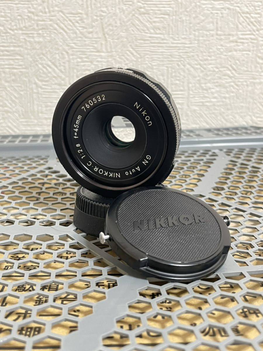 【1244】Nikon ニコン GN Auto NIKKOR・C 45mm F2.8_画像1