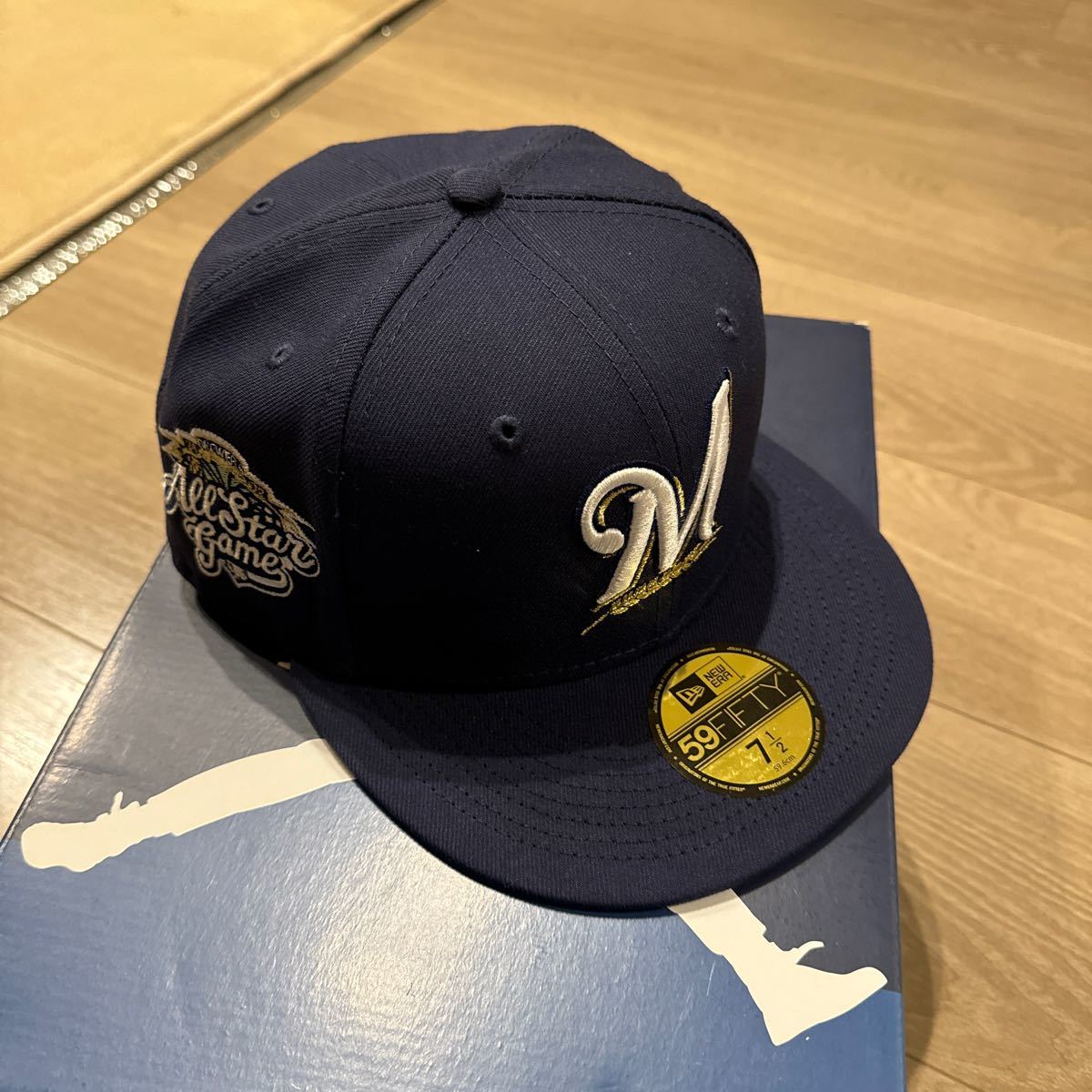 サイズ7-1/4程度 ニューエラ ミルウォーキー ブルワーズ 2012 オールスター 59FIFTY New Era Brewers ALL STAR サイドパッチ MLB_画像1