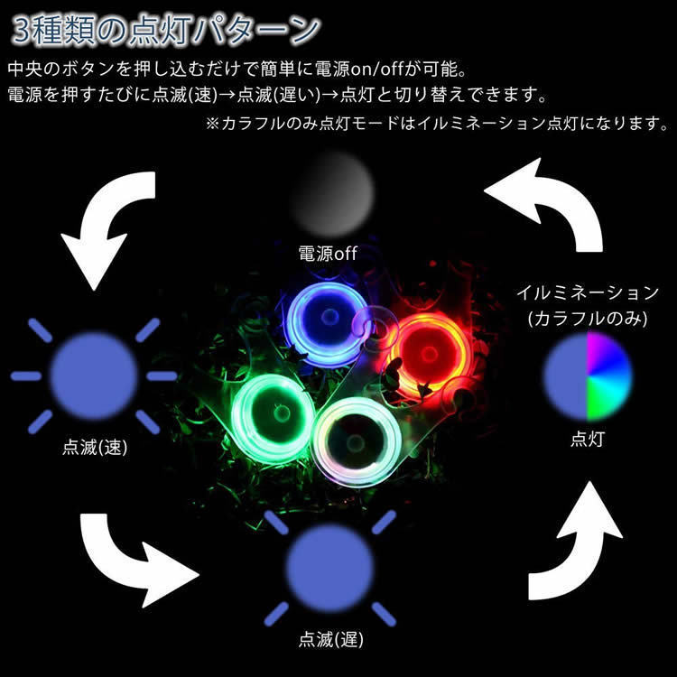 LED テント ロープライト 5個セット 転倒 防止 自転車 テールライト キャンプ コンパクト 生活防水【レッド】 送料300円_画像4