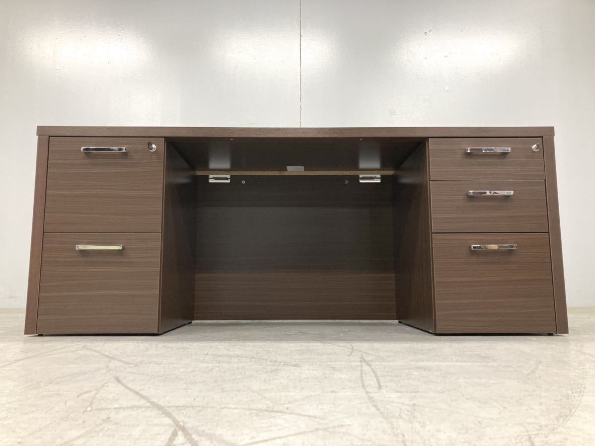 *A* lion office work vessel with both sides cupboard desk key attaching high class specification position member for desk drawer study desk position member . company length . executive office 