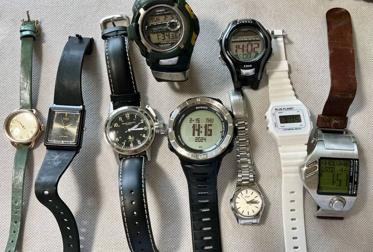 腕時計 SEIKO CASIO ディーゼル など まとめ 1Kオーバー 可動品含む ジャンク扱い 激安一円スタート_画像5