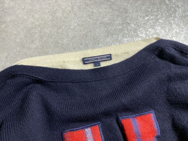 TOMMY HILFIGER◆最高級なカシミヤブレンド◎可愛らしい凹凸立体デザイン◎ ニット セーター ◆サイズS◆トミーヒルフィガー_画像3