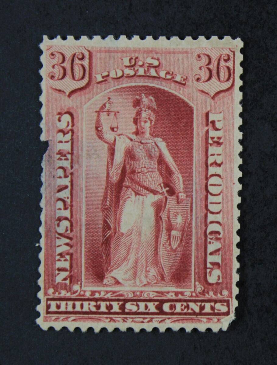 アメリカ　1879年　36セント　未使用切手　NG