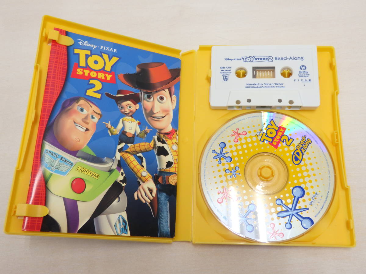 cd14)ジャンク TOY STORY2 READ-ALONG ディズニー（CD+ラジカセ）輸入盤_画像3