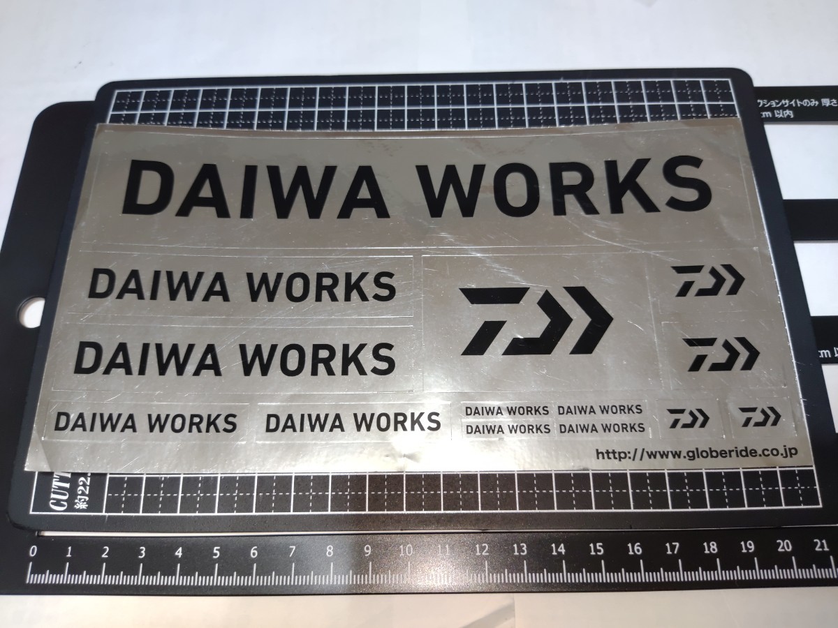 【即落】DAIWA WORKS ステッカー 【4】 !! SLP WORKS ダイワ_画像1