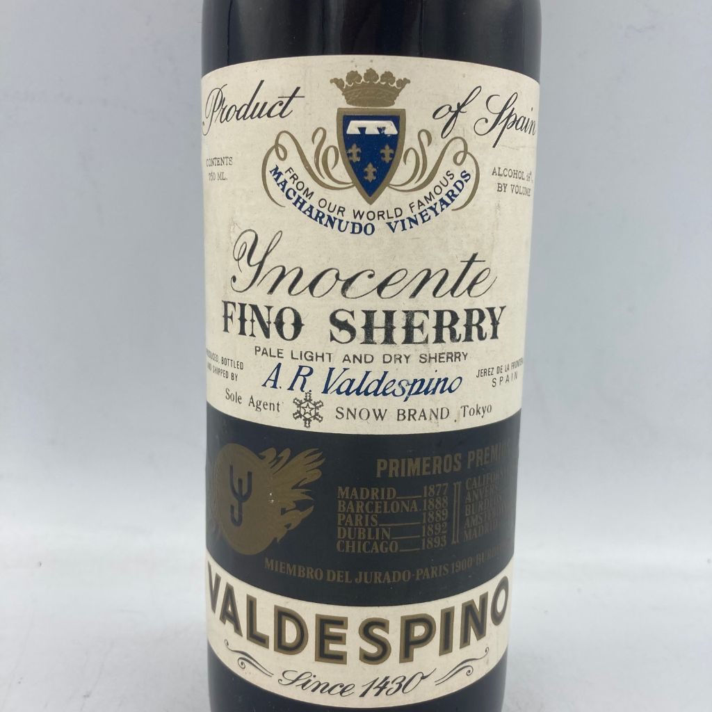 バルデスピノ イノセンテ フィノ シェリー 750ml 17％ Valdespino Inocente Fino SHERRY 【M4】_画像4