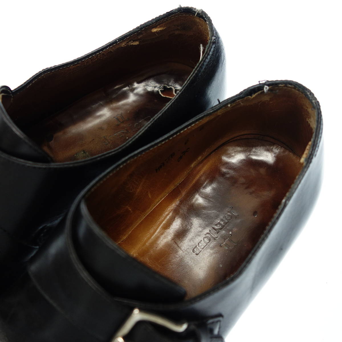 中古◆ジョンロブ シングルモンク MATTA メンズ 5 黒 JOHN LOBB【LA】_画像6