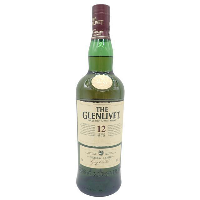 1円スタート★グレンリベット 12年 旧ボトル シングルモルト 700ml 40％ THE GLENLIVET【T】_画像1