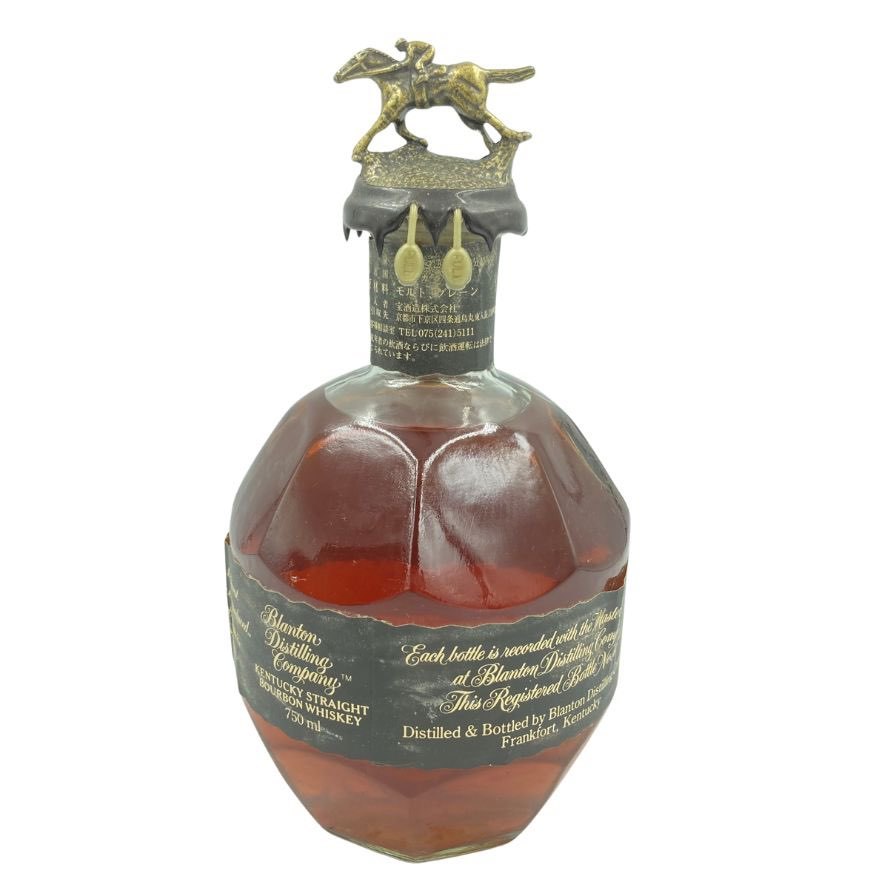 ブラントン シングルバレル ブラックラベル 2002 750ml 40% Blanton's SINGLE BARREL BLACK LABEL 【B3】_画像2