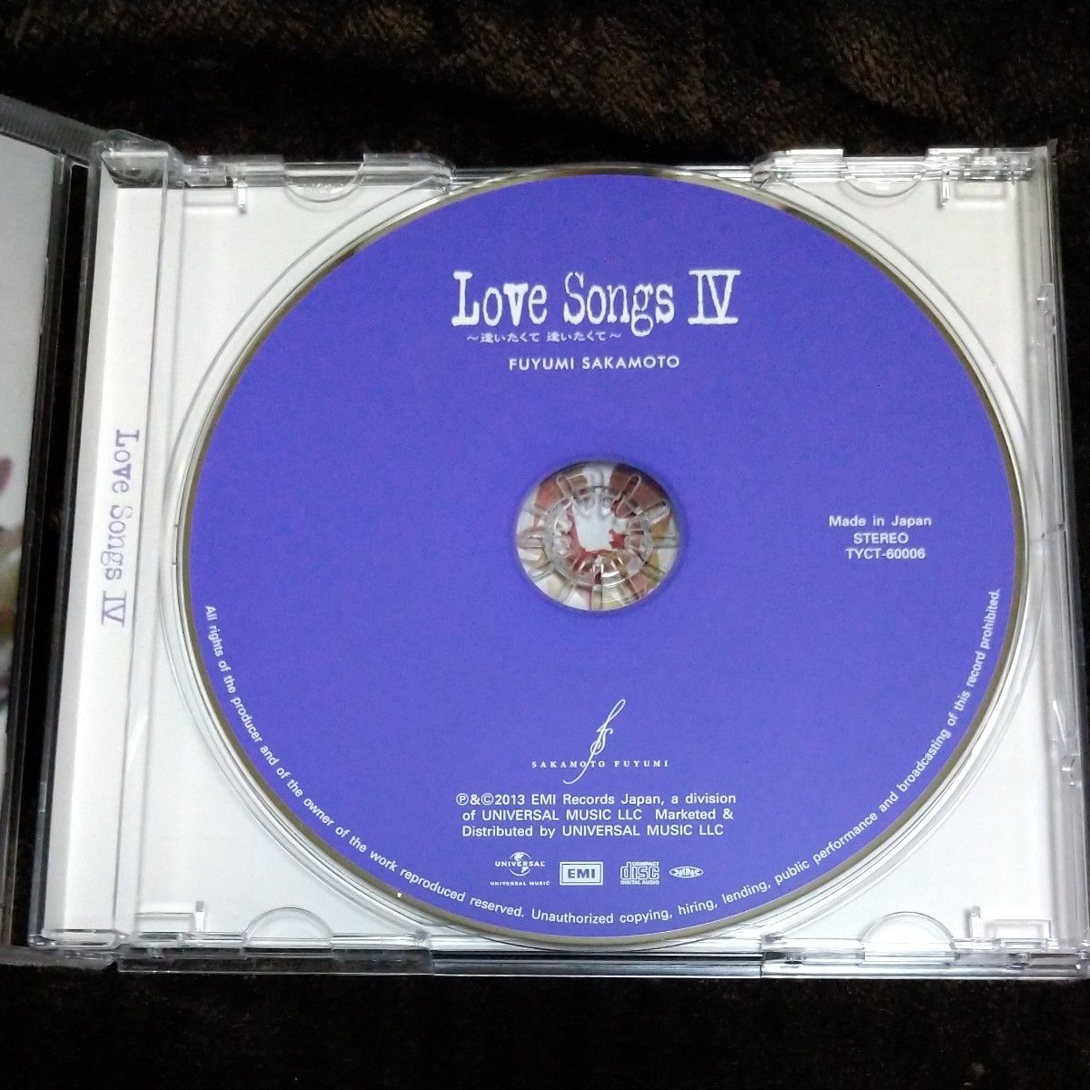 坂本冬美　 CD　LOVE SONGS　Ⅳ