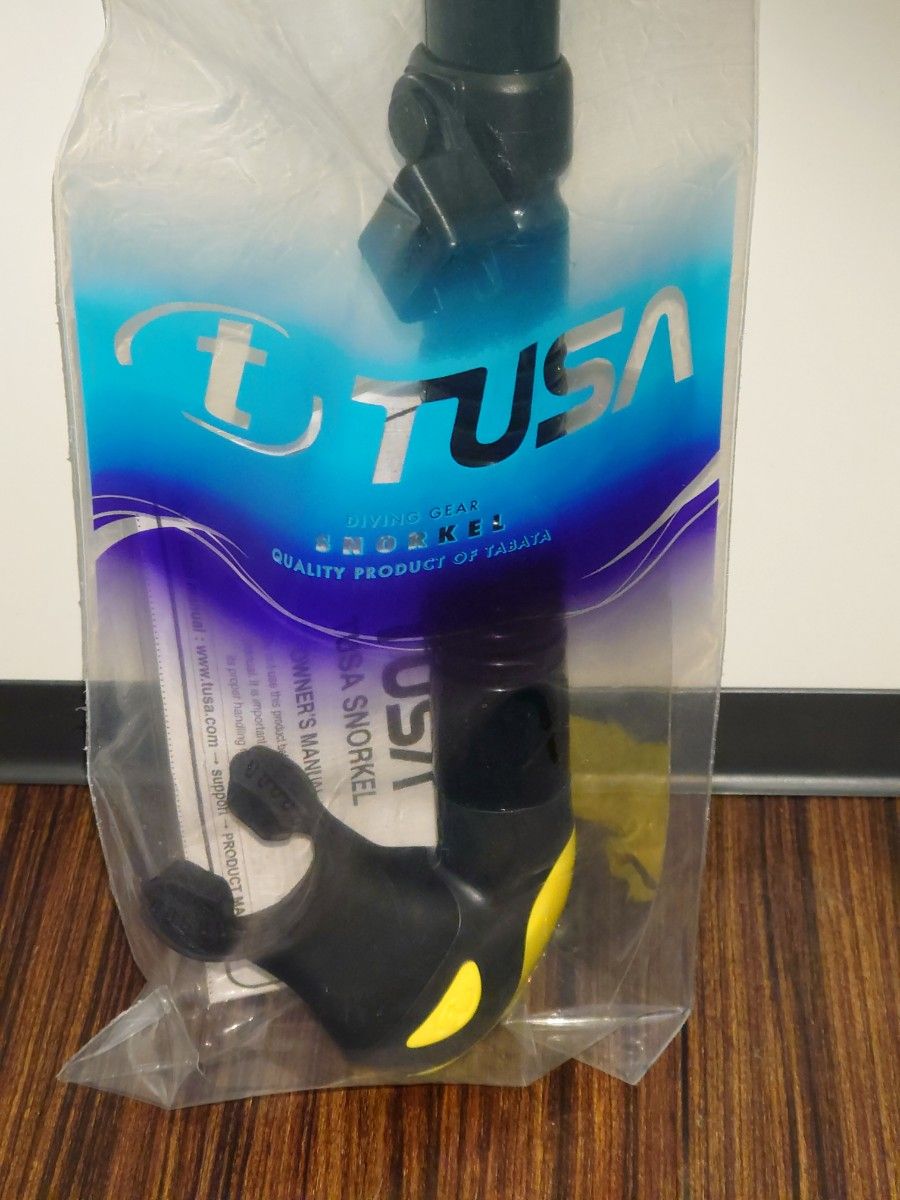 【新品未使用】 TUSA 高級シュノーケルPLATINA Ⅱ HYPERDRY SP175QB FY 黄色*ハイスペックモデル*