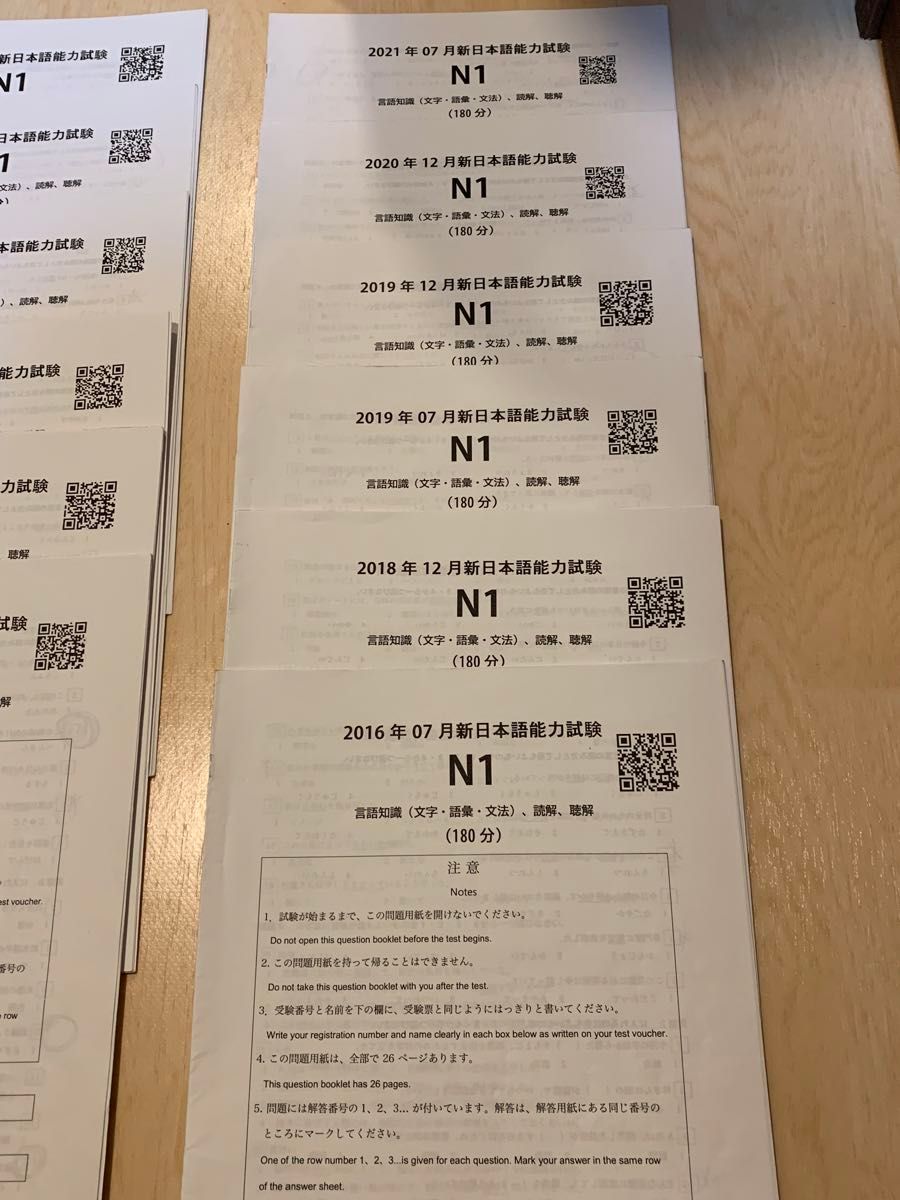 12点セット JLPT N1 日本語能力試験過去問|Yahoo!フリマ(旧PayPay