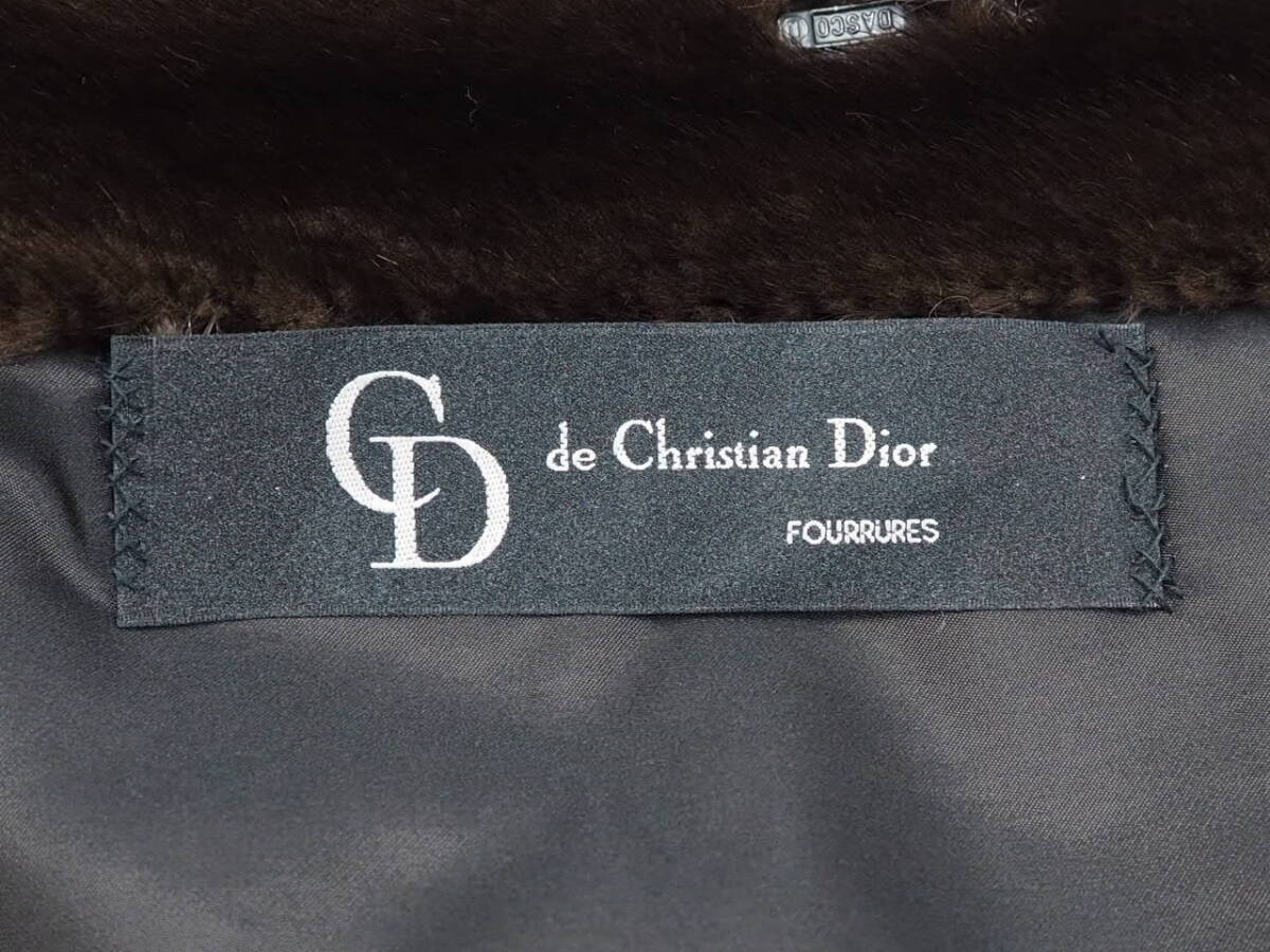 ■Christian Dior■ダークミンク■ハーフコート■着丈73㎝■_Christian Dior♪