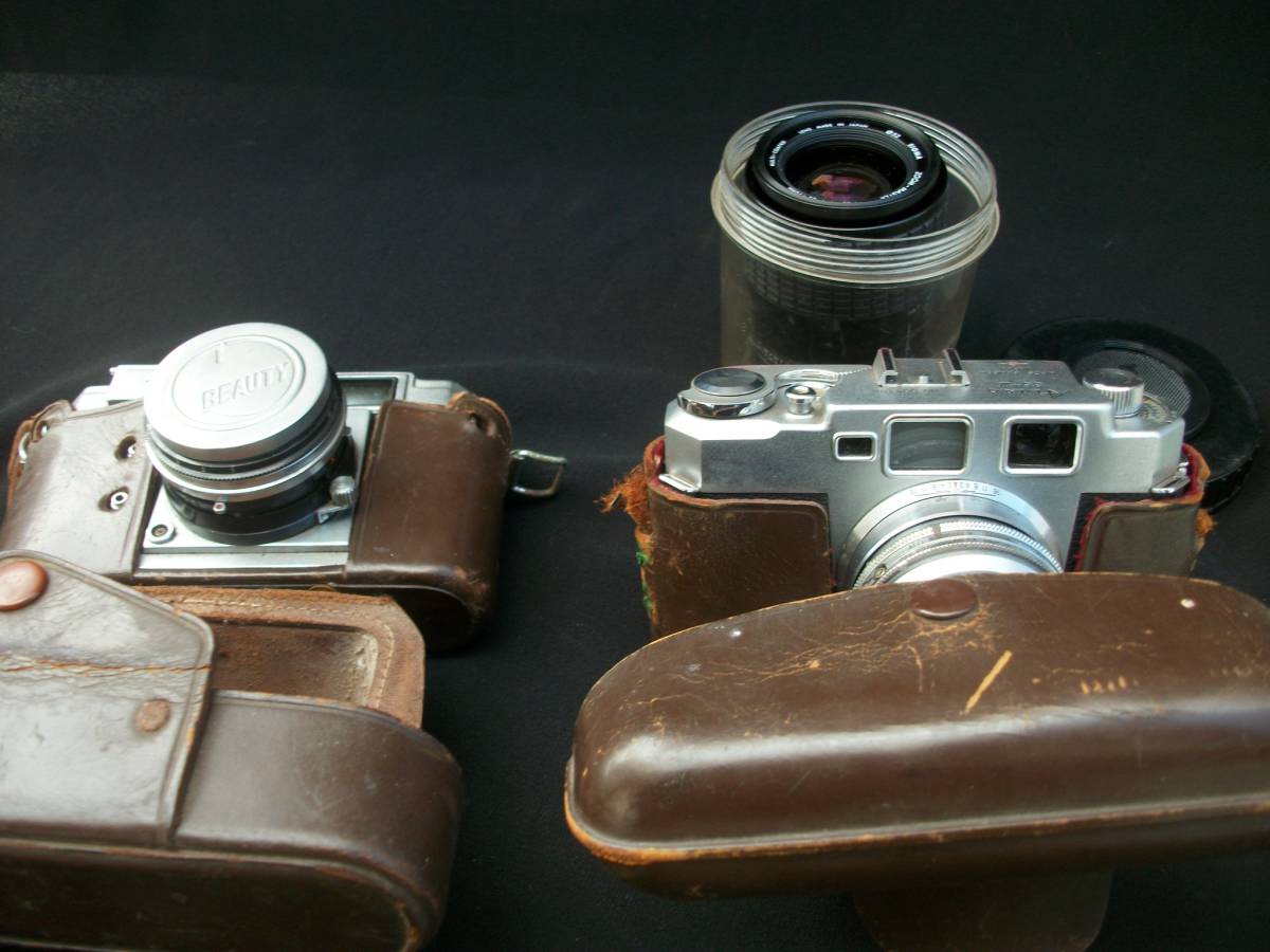 古いカメラ２台　ズームレンズ　ニコン　日本工学_画像1
