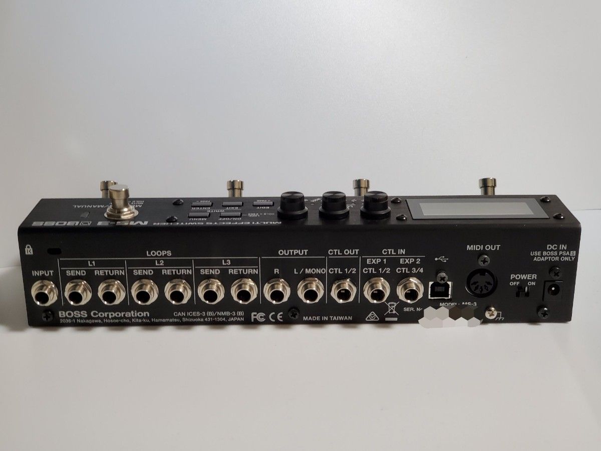 BOSS MS-3 MULTI EFFECTS SWITCHER|Yahoo!フリマ(旧PayPayフリマ) BOSS MS-3 MULTI EFFECTS SWITCHER|Yahoo!フリマ(旧PayPayフリマ)