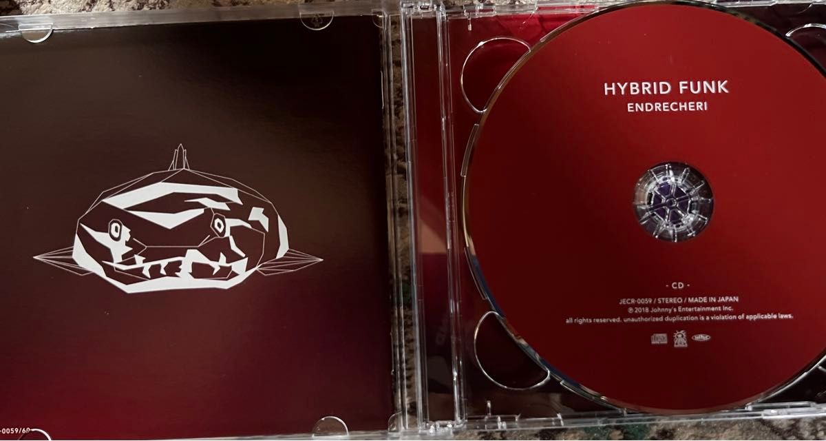 ENDRECHERI CD+DVD/HYBRID FUNK CD+DVD 18/5/2発売