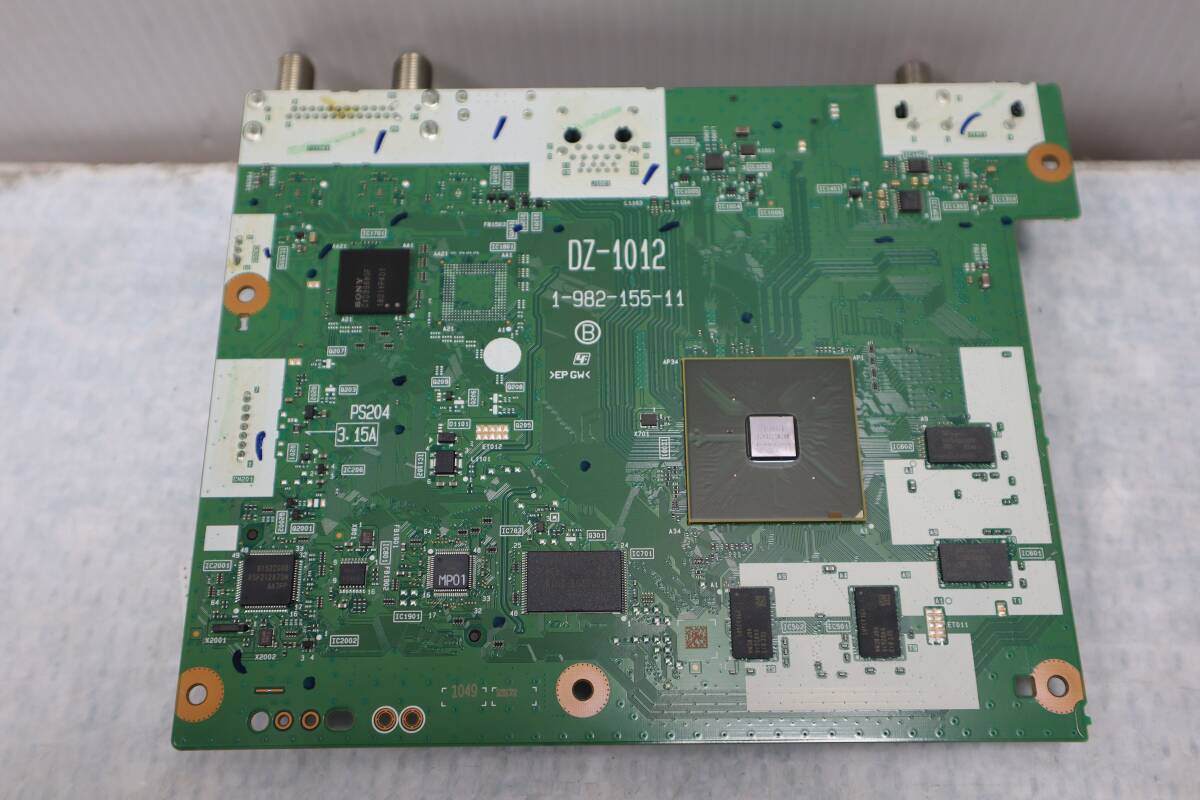 E7194 Y SONY BDZ-ZW550 ブルーレイレコーダー 用　純正 DZ-1012 チューナーカードスロット基盤 マザーボード_画像3