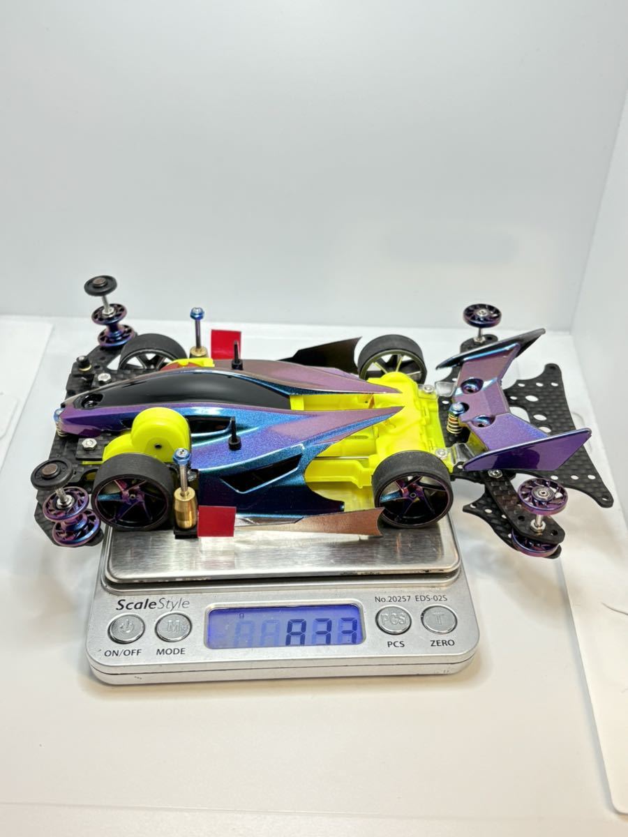  Mini 4WD FMVZ maziora цвет двойной гребень конечный продукт супер-легкий 