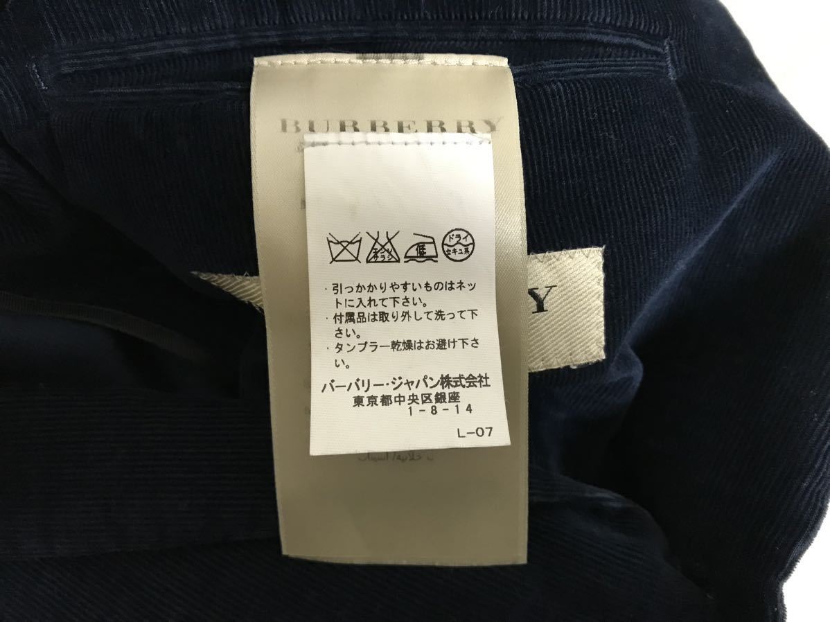 本物バーバリーロンドンBURBERRY LONDONコットンコーデュロイ 本物バーバリーロンドンBURBERRY LONDONコットンコーデュロイ