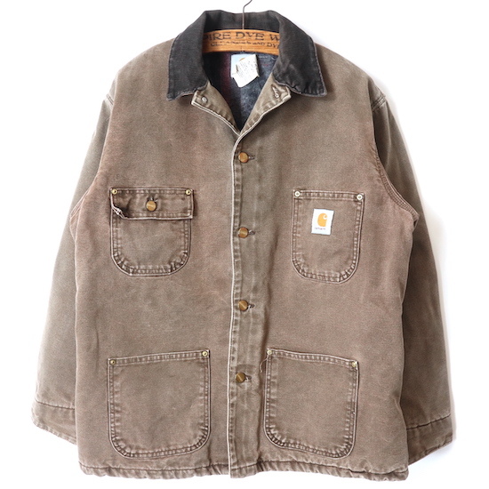 Carhartt■ミシガンチョアコート フェードブラウン/M CB1082 80S USA製 カーハート_画像1