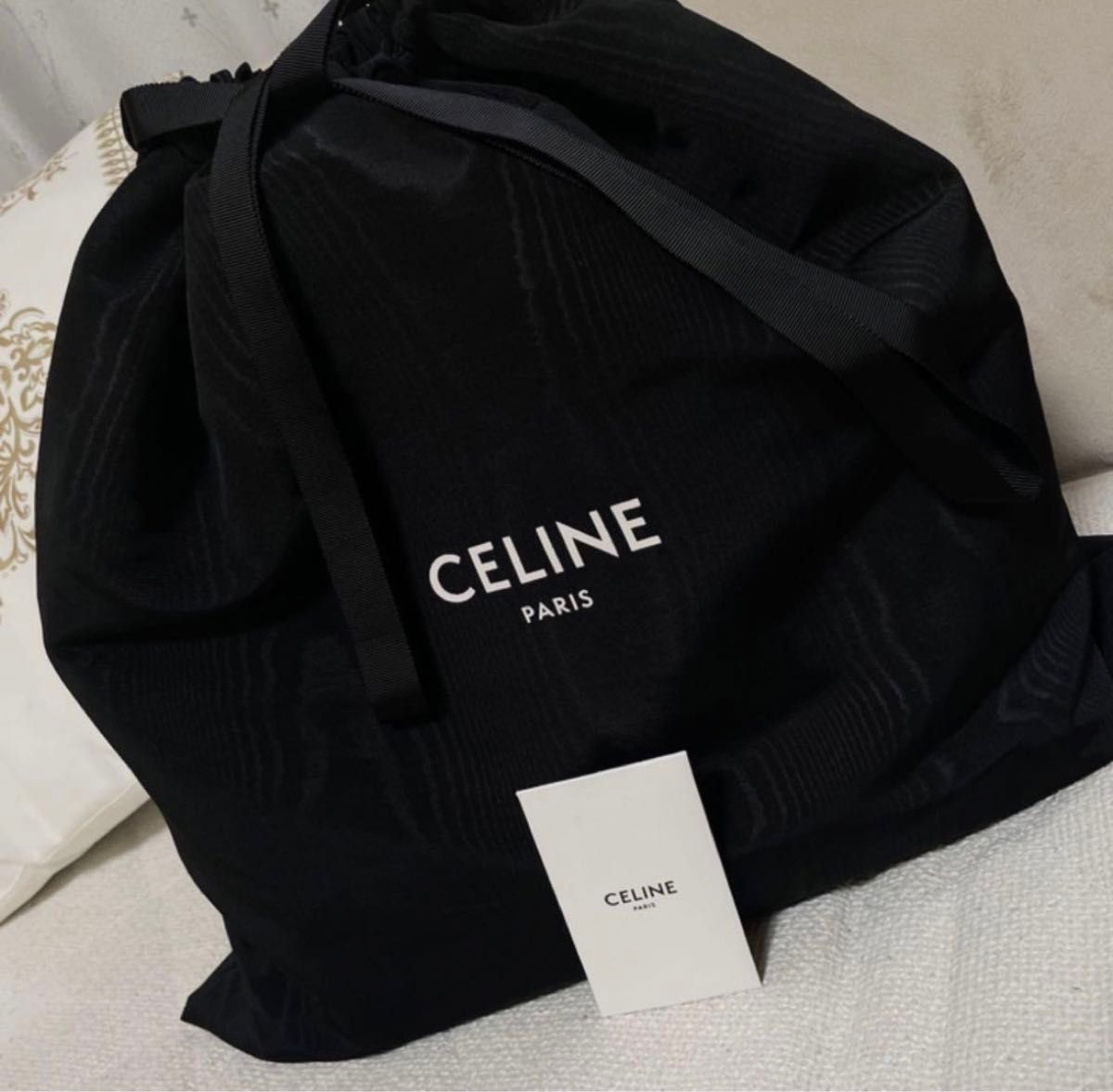 セリーヌ celine ベルトバッグ ミニ グレインドカーフスキン ライトトープ ハンドバッグ レザー