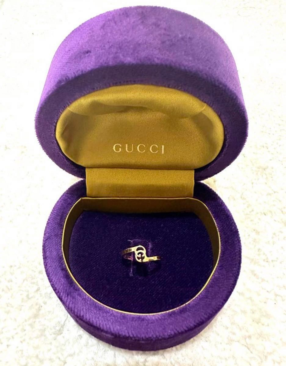 GUCCI リング GG 18K ランニング 指輪 イエローゴールド 10号 GUCCI リング GG 18K ランニング 指輪 イエローゴールド 10号
