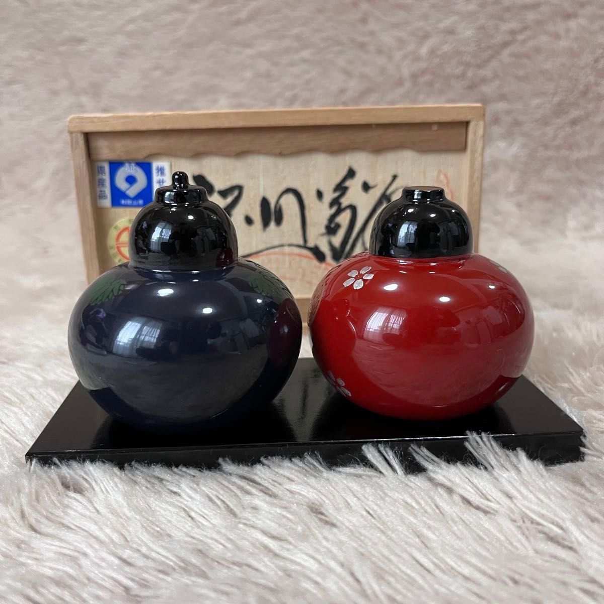 本漆塗 紀州雛 宗家 寺下 三代目 池島史郎作 漆器ひな人形 工芸 本漆塗 紀州雛 宗家 寺下 三代目 池島史郎作 漆器ひな人形 工芸
