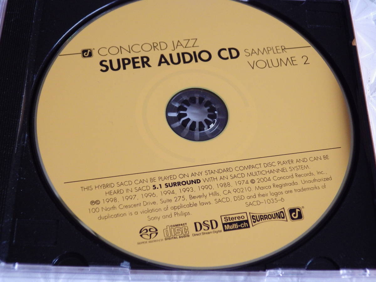 CD CONCORD JAZZ Super Audio CD Volume2_画像4