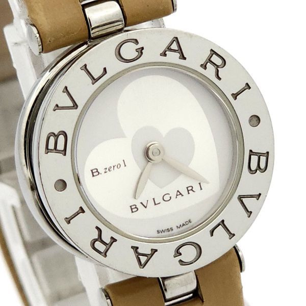 ★良品 1円 BVLGARI ブルガリ ビーゼロワン BZ22S ハート QZ 動作品 KN1214T（SA 09）_画像1