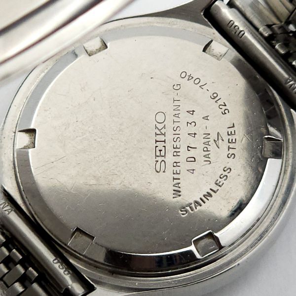 1円 SEIKO セイコー ロードマチック スペシャル 5216-7040 自動巻 動作品 カットガラス べっこう色 KN0265T（SA 104）_画像4